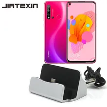 JIATEXIN для huawei Nova 5/Nova 5i настольная Синхронизация данных type-C USB док-станция зарядная станция для Nova 5 Pro зарядный адаптер