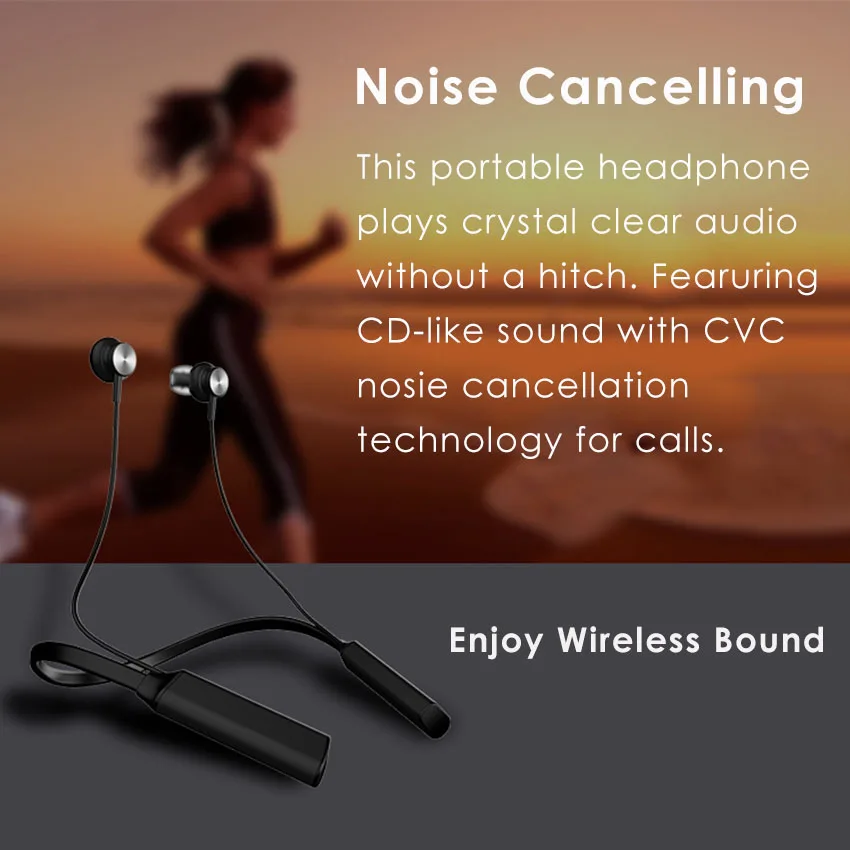 Aimitek BL-2 Neckband Bluetooth Earphone-6