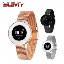 Slimy IP68 Водонепроницаемый умный Браслет для женщин леди девушка пульсометр SMS вызов оповещения умный Браслет PK S3 Z18