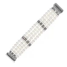 CARPRIE роскошный кристалл три круглые бусины часы ремешок для Fitbit Versa дропшиппинг AUG 16