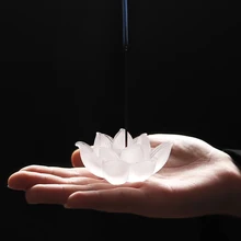 Креативный цвет кристалл курильница дзен горелка керамический Лотос благовония сиденье башня Будда Держатель благовоний домашний декор