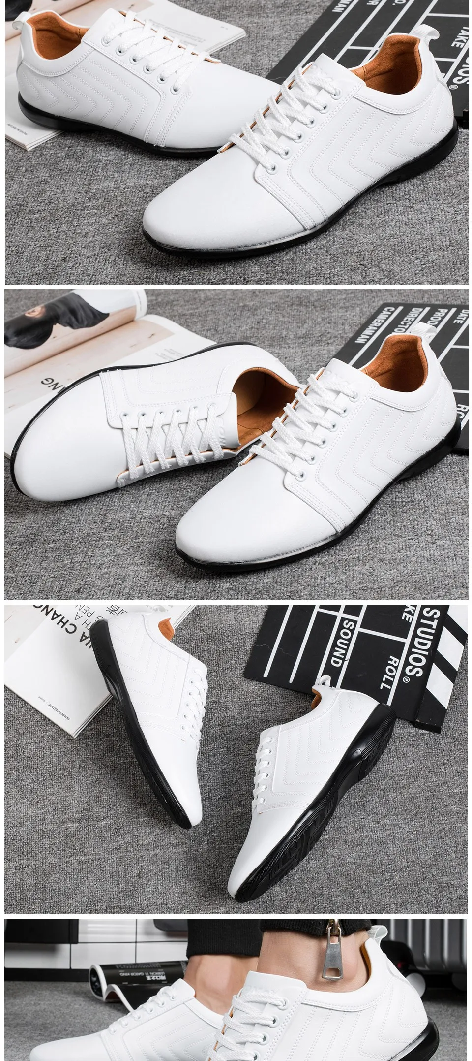 BONA New Classics Style Men Casual Shoes Lace Up Breathable Men Shoes Light Soft Male Flat Shoes Comfortable Fast Free Shipping