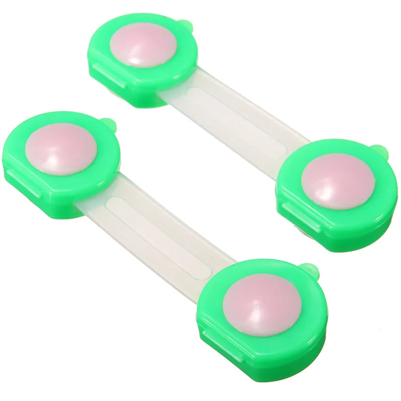 

5*2pcs Infant  Kids Child Baby Box Safety Ca binet Doors Fridge Drawer Cup board Lock Plastic Durable Free Shipping
