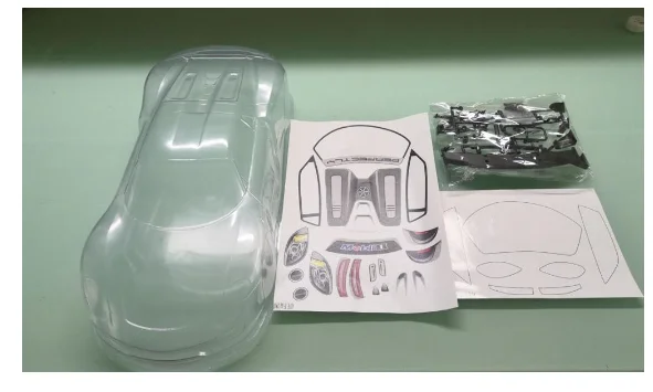 Кузов дистанционного управления для HPI 114350 Sport 3 Flux Falken Porschee 911 GT3 OnRoad Car 1/10|rc body|bodies