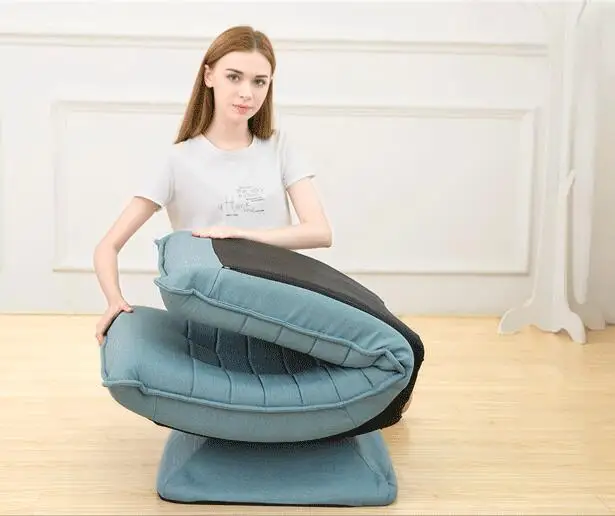  360 Degree Swivel Video Rocker Gaming Chair Adjustable Angle Chair Folded Floor Chair Living Room F