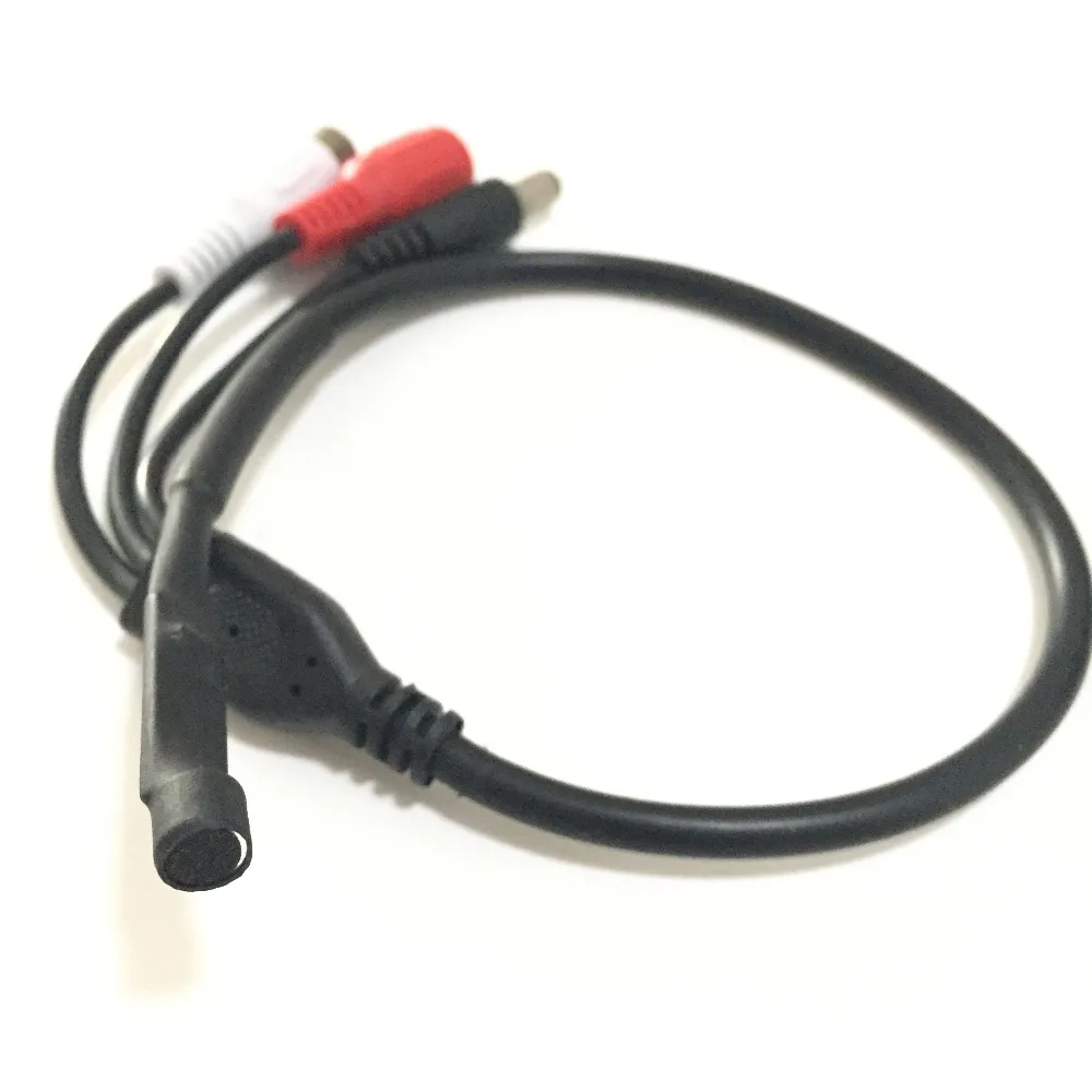 4Pcs Ad Alta Sensibilità Audio Pick Up CCTV Microfono Wide Range Mic Audio Mini Microfono Con DC 12