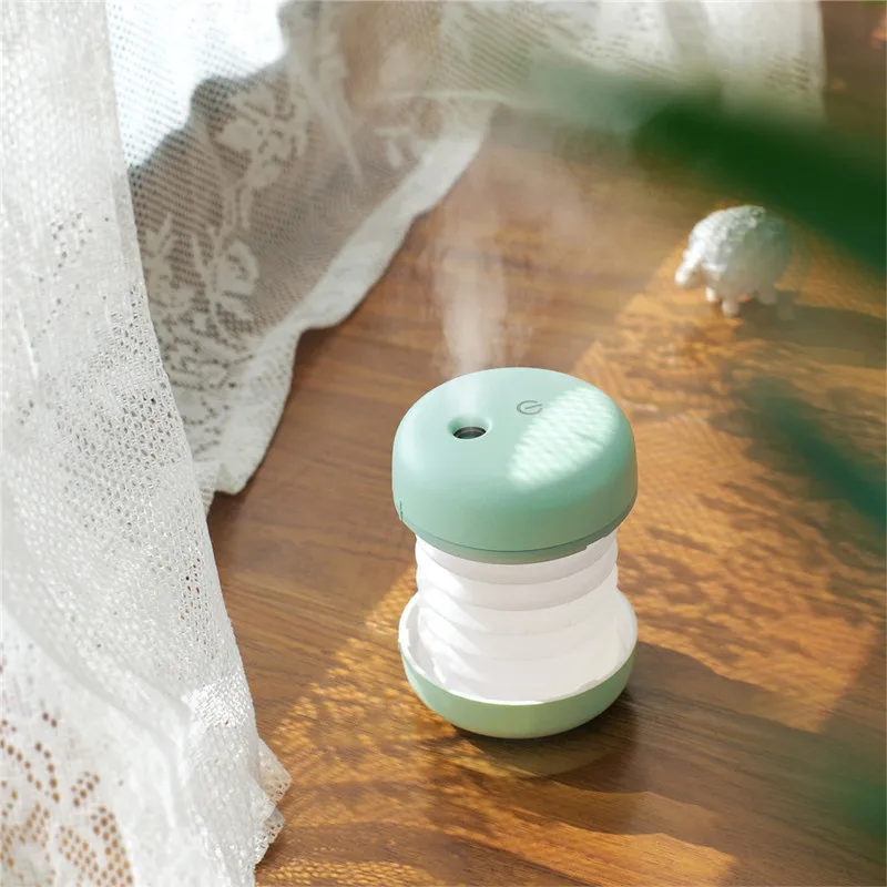 

USB Rechargeable Mist Humidifier for Home Office Car Travel Scalable Tank Portable Mini Humidifier with Indicator Light 43