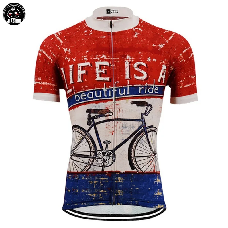 NEW Classical Retro Bike Maillot pro RACE Team Bike Cycling Jersey Tops