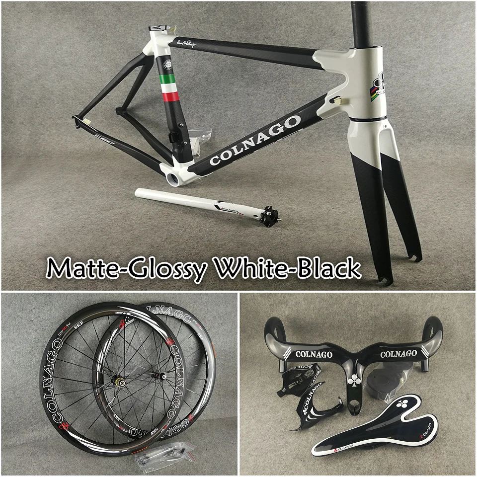 Cheap T1000 3K/1K Matte/Glossy CARROWTER bicycle Frameset Cipollini World Champion NK1K carbon road bike frame with BB68/BB30 46 Cheap T1000 3K/1K Matte/Glossy CARROWTER bicycle Frameset Cipollini World Champion NK1K carbon road bike frame with BB68/BB30 46