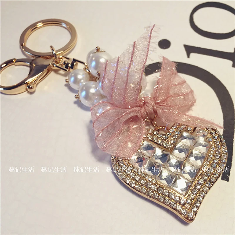 

Quality Metal Ring KeyLock Heart Clover Car Keychain Key Chain Bag Hanger Key ring for Women Female Novelty Gifts Llaveros