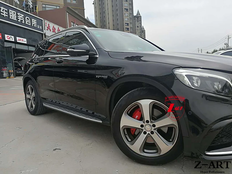 Пластиковый тюнинговый Комплект кузова для Mercedes Benz GLC W253- для GLC AMG 63 выглядит Комплект кузова для Mercedes Benz GLC