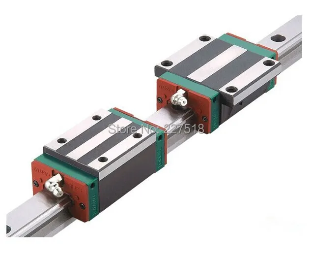 

100% New Original HIWIN Linear Guide 2pcs HGR25 -L600mm Rail + 4pcsHGH25CA Narrow Carriages for CNC Router