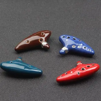 

20pc/lot Legend of Zelda Ocarina Necklace,New Ocarina alloy Alto C Flute Blue Enamel Necklace
