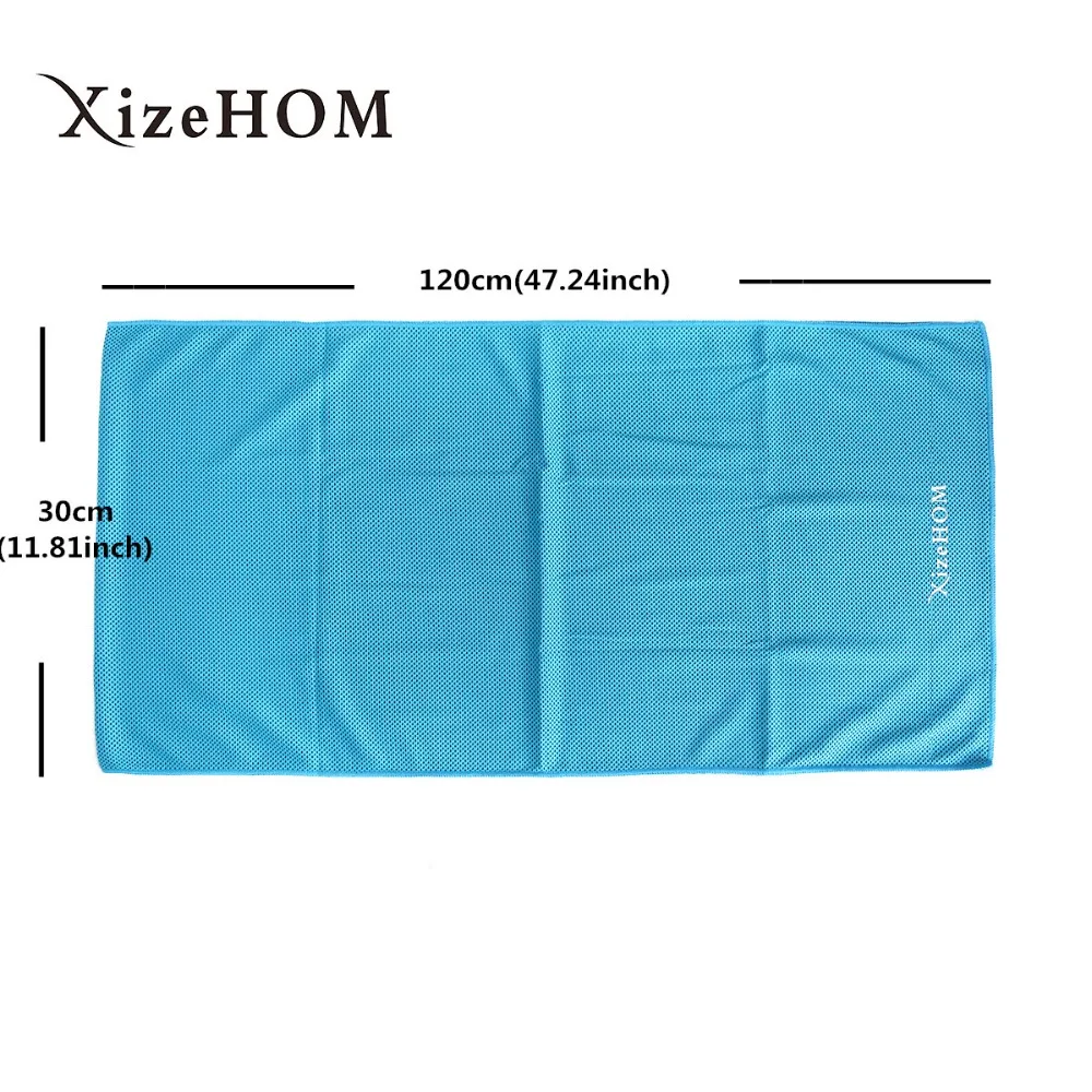 

XizeHOM Multicolor 120*30cm Ice Towel Utility Enduring Instant Cooling Towel Heat Relief Reusable Chill Cool Towel Cold towel