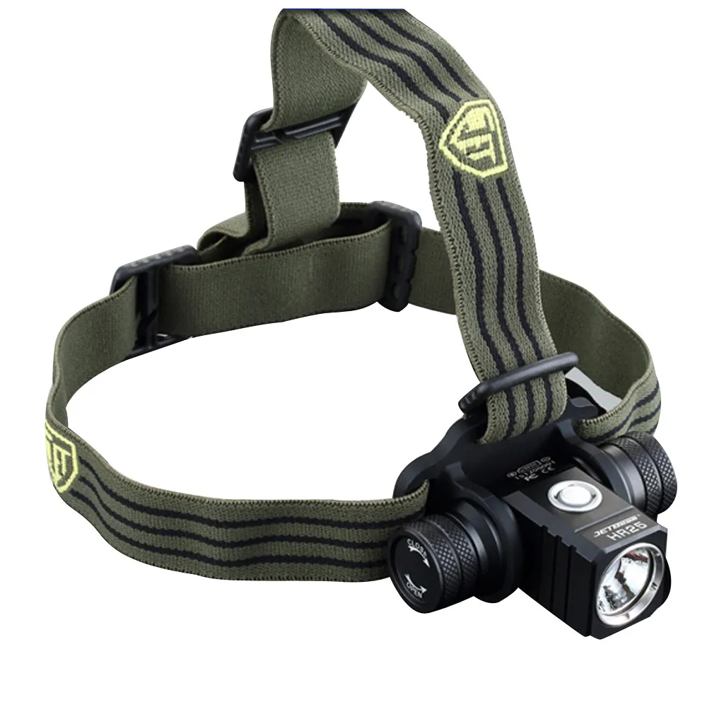 

JETbeam HR25 Cree XM L2 800lumens Rechargeable LED Headlamp with 18650 battery Headlamp Camping Fishing Cap Light Portable