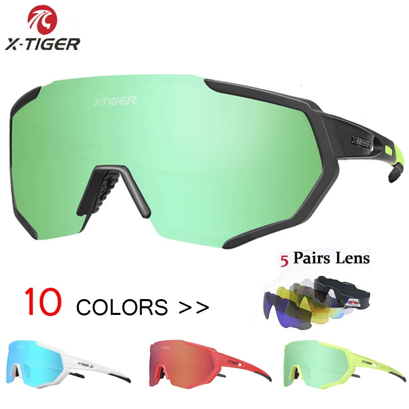 Mens Flameproof Sunglasses Cycling Goggles Outdoor Sports Bike Polarized Glasses