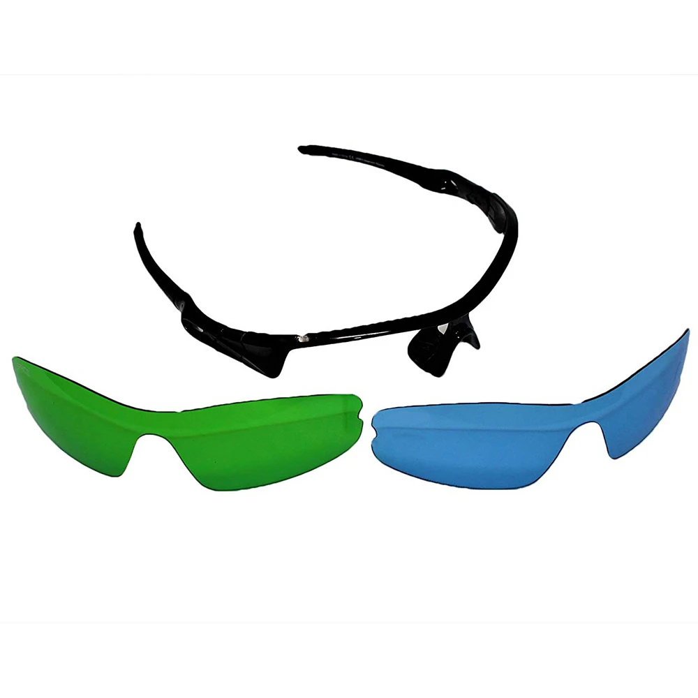 

Hydroponics Glasses Grow Room Glasses Eye Proctection and Colours Shift Glasses with 2 Interchangeable Lenses for HPS, LED Light