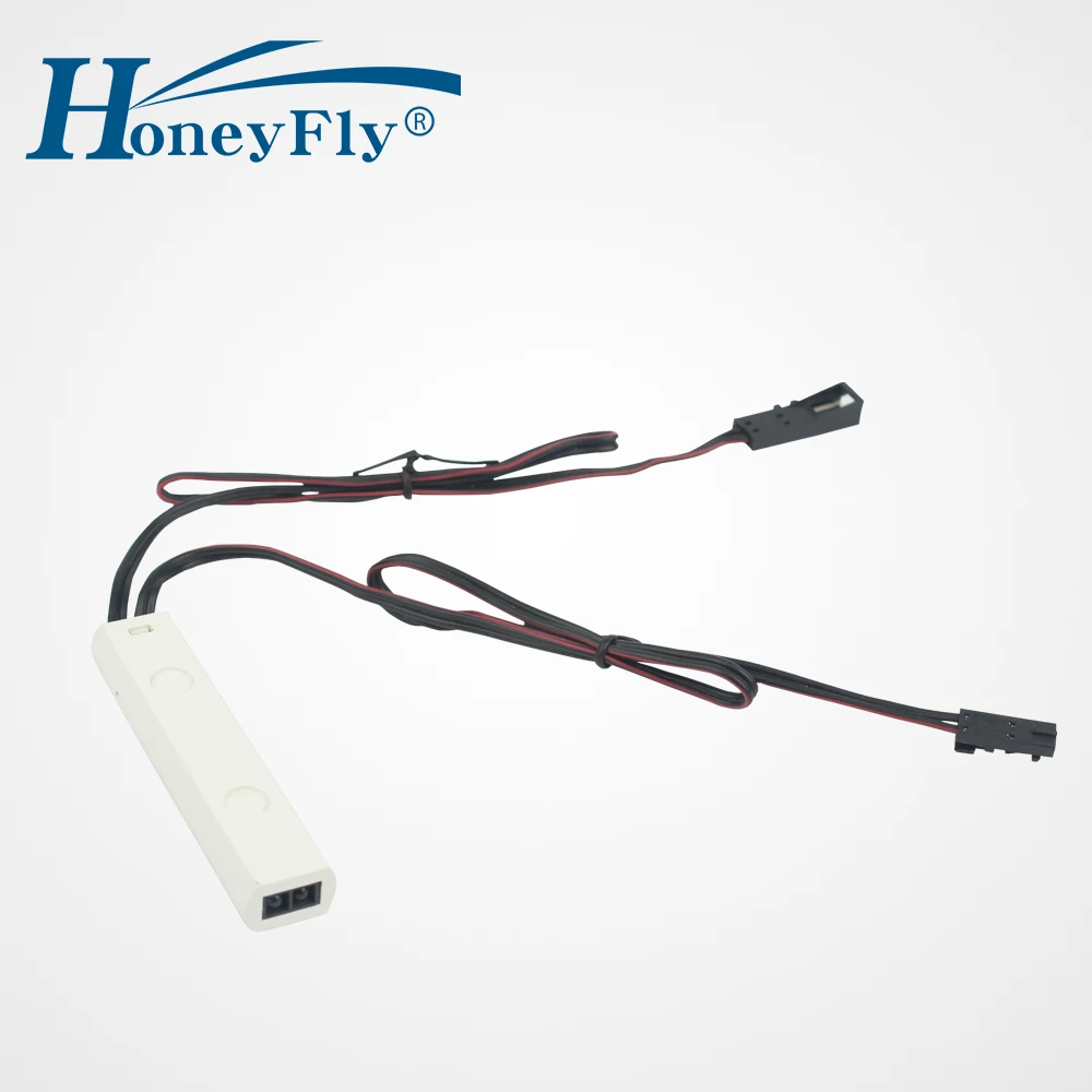 HoneyFly, новинка, 2 шт., ИК-датчик, переключатель, DC8-30V, 12 В/24 В, 3 А, инфракрасный датчик, переключатель, автоматическое включение-выключение, Светодиодная лента/шкаф, 5 см, CE