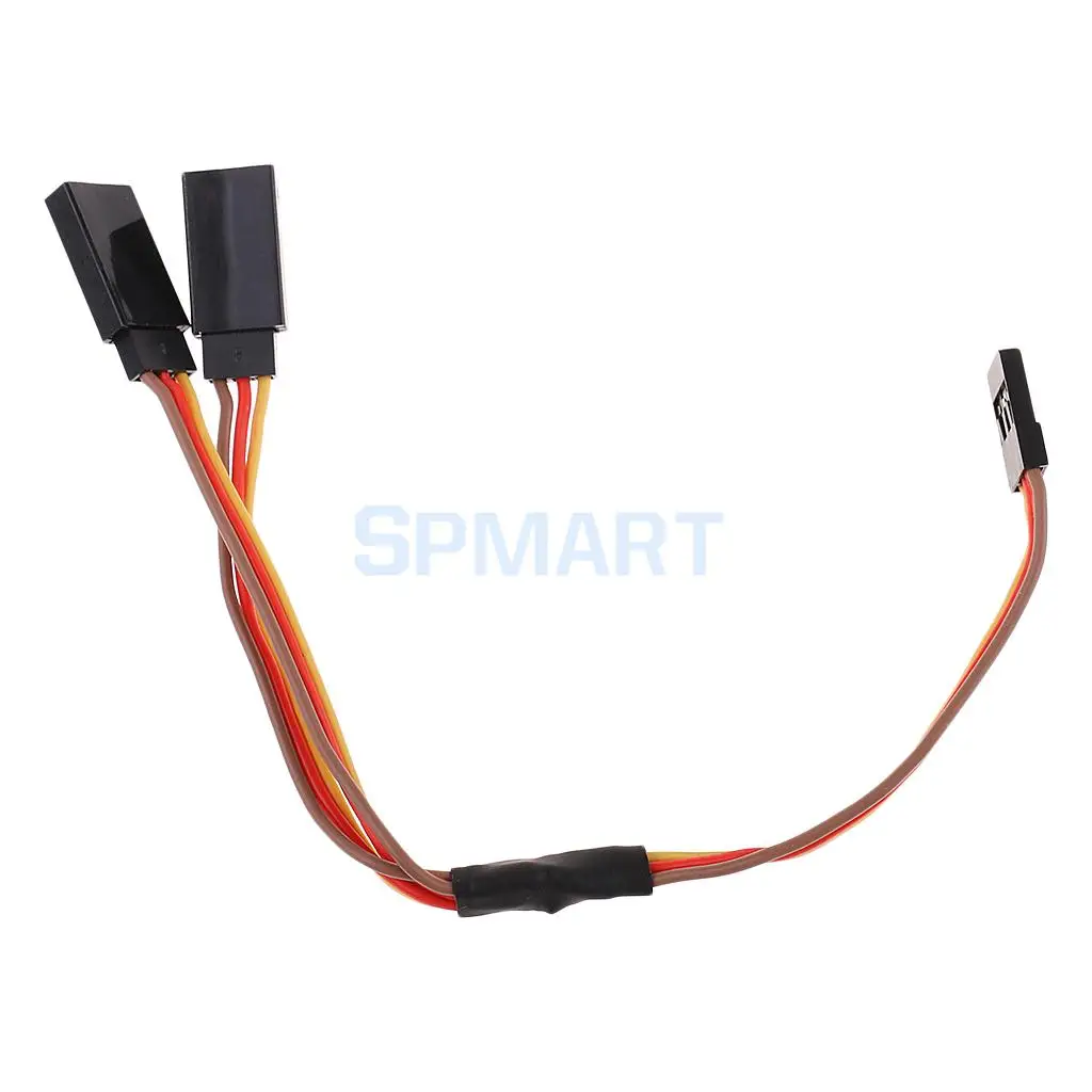 150mm 2-Way Servo Extension Y Cable Lead Wire for JR Futaba RC Cars Plane Helicopters Drone