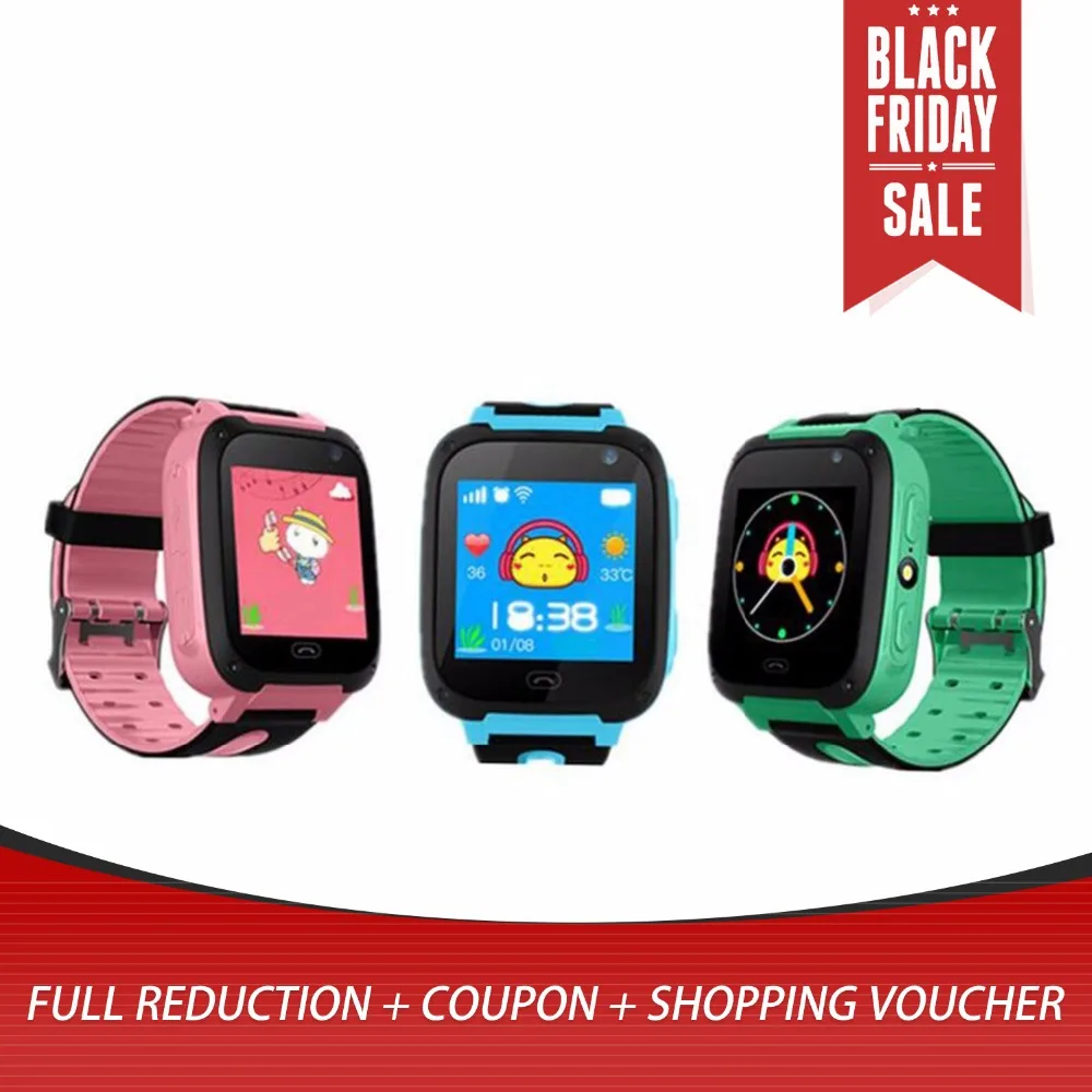 

V6 Children Baby Smart Watch With Camera Anti Lost Monitor SOS Waterproof Phone Safe Watch For IOS And for Android