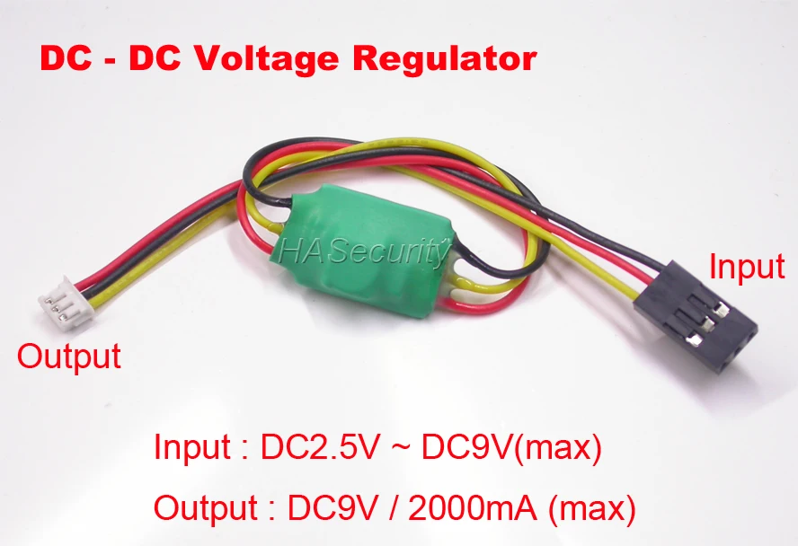 DC - Voltage Regulator / Inverter DC2.5V~DC8V input output DC9V 2A (max)for CCTV camera FPV Drone RC Quadcopter Photograp | Безопасность