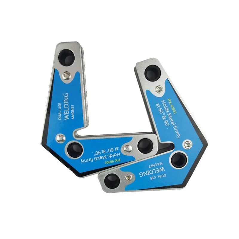 

2 Pcs/set Magnetic Welding Positioner Welding Accessories Inner/outer Angle Dual-purpose Welding Locator Fixed Angle Tools