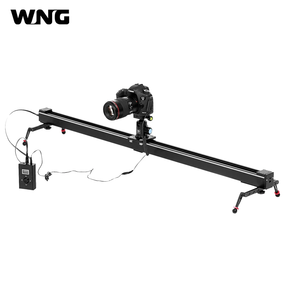 1M 100CM Electronic Control Camera Slider Track Dolly Slider Time Lapse and Video Photography Video DSLR Camera Stabilizer