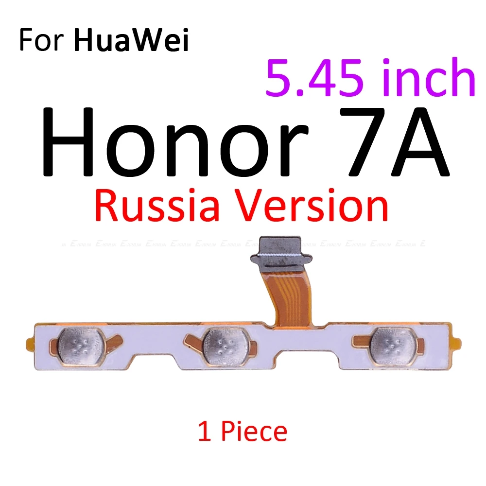 Немой переключатель питания лента-брелок для HuaWei Honor Play 8A 7A 7C 7X7 S 6A 6C 6X 5C Pro кнопка включения и выключения громкости управление гибким кабелем