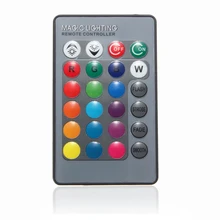 Mini 24 Keys RGB IR Wireless Remote Controller For Globe Bulbs RGB Light Lamp LED Strip Lights Without Battery