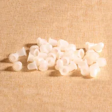 50 шт/партия маленький размер чернильница для тату машина Мягкие Силиконовые Чернила чашки для макияжа иглы для микроблейдинга бровей