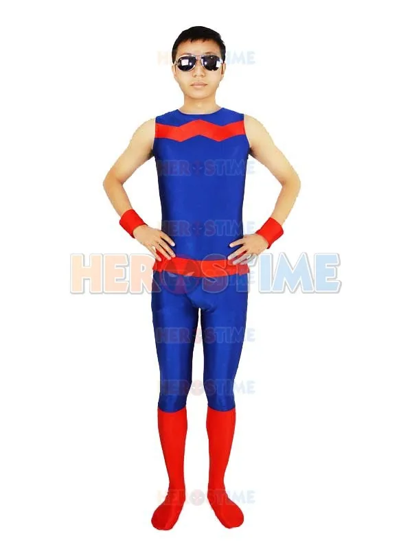 halloween costume Wonder Man Superhero Costume Spandex zentai suit red ...