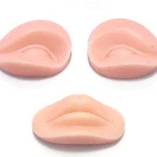 5 комплектов 3D Перманентный макияж практика кожи запасные части Обучение манекен голова для татуировки практика кожи