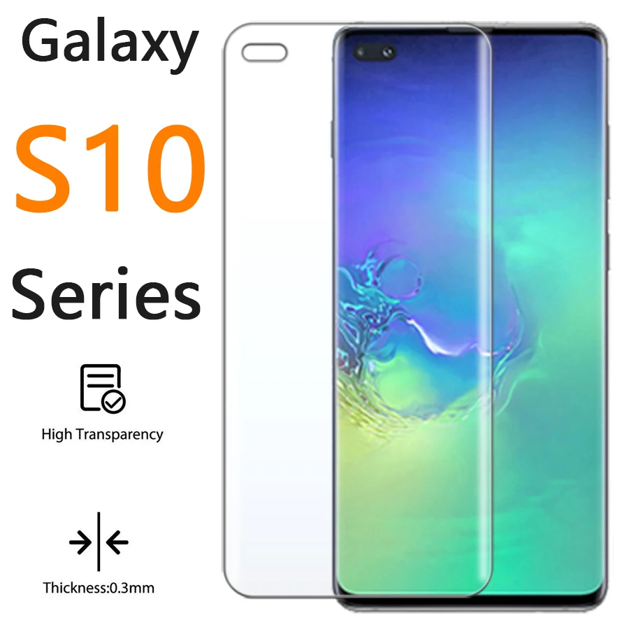 Мягкое Защитное стекло для samsung galaxy s10 s9 plus s10e tpu защита экрана s 10 e lite s10plus s9plus s10lite