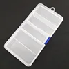 OUTKIT 5 Compartments Transparent Visible Plastic Fishing Tackle Box Fishing Lure Storage Box Case Fish Tool 17.7*93cm ► Photo 3/5