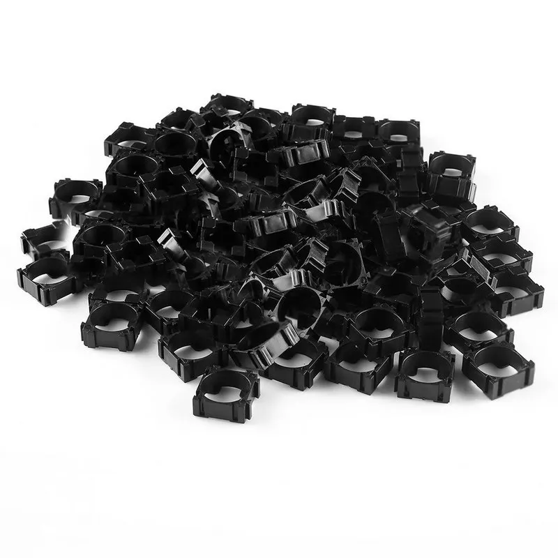 100pcs 18650 Battery Cell Holder Safety Spacer Radiating Shell Storage Bracket Mayitr Suitable For 1x 18650 battery