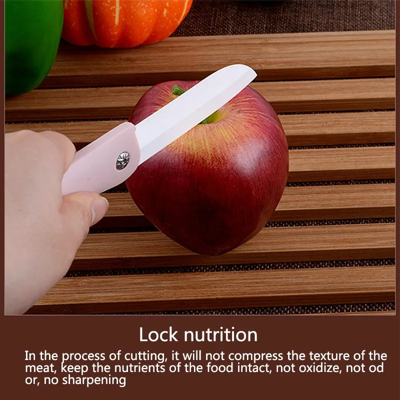 Nueva Cerámica plegable cuchillo de bolsillo Mini portátil plegable fruta cuchillo cortador de Práctica de Camping al aire libre de mano herramientas Nueva Cerámica plegable cuchillo de bolsillo Mini portátil plegable fruta cuchillo cortador de Práctica de Camping al aire libre de mano herramientas