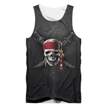 Летняя майка унисекс, крутой принт, нож, Череп, 3D майка, жилет для женщин/мужчин, хип-хоп, панк, готические рубашки, футболки без рукавов, 5XL