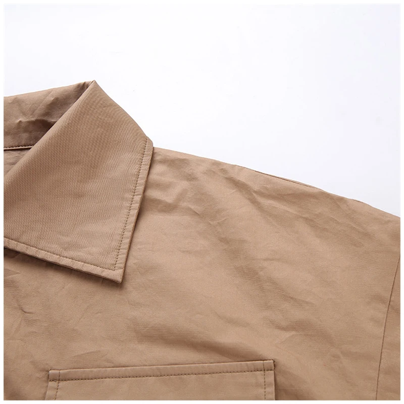 Camisa longa de gola alta para outono