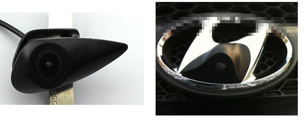 Для hyundai Elantra MD/UD 2010- автомобиля вид спереди Логотип Встроенная камера/прикуриватель/4," ЖК-монитор экран