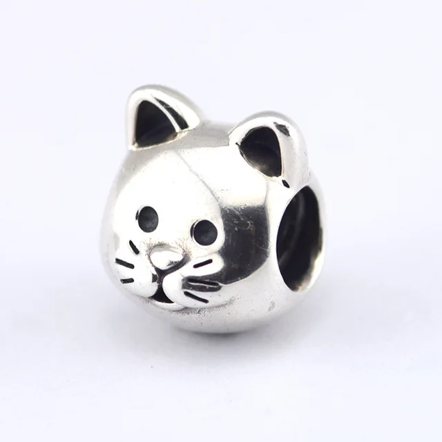 pandora charms silver cat pandora charms silver cat