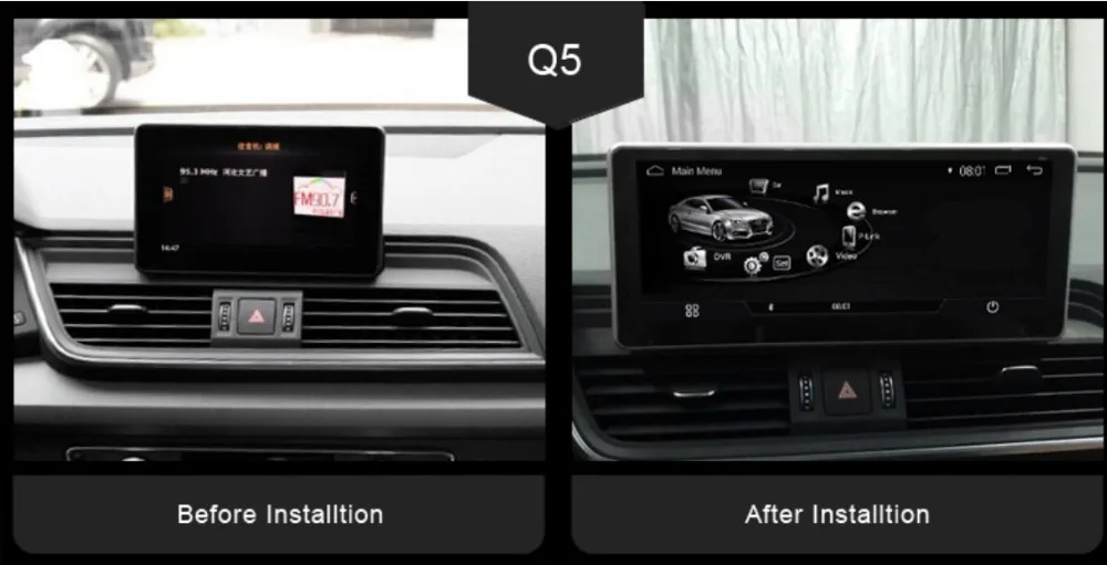 Perfect 10.25 inch Android 7.1 Car Dvd PLAYER gps navigation radio headunits 2G RAM 32G for Audi Q5 2017 2018 audio stereo auto carplay 0 Perfect 10.25 inch Android 7.1 Car Dvd PLAYER gps navigation radio headunits 2G RAM 32G for Audi Q5 2017 2018 audio stereo auto carplay 0