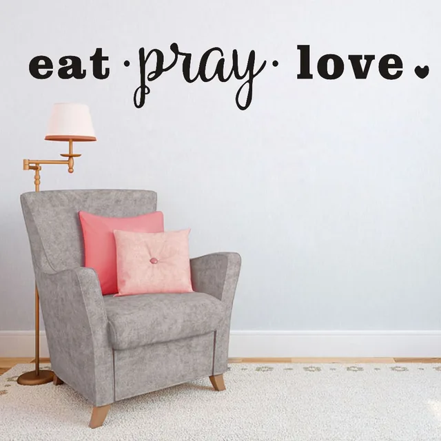 Special Price Movie Life Quotes Eat-Pray-Love Decals Cartoon Home Decor Wall Sticker For Dining Room Bedroom Vinyl Wallpaper Modern Wall Art Special Price Movie Life Quotes Eat-Pray-Love Decals Cartoon Home Decor Wall Sticker For Dining Room Bedroom Vinyl Wallpaper Modern Wall Art