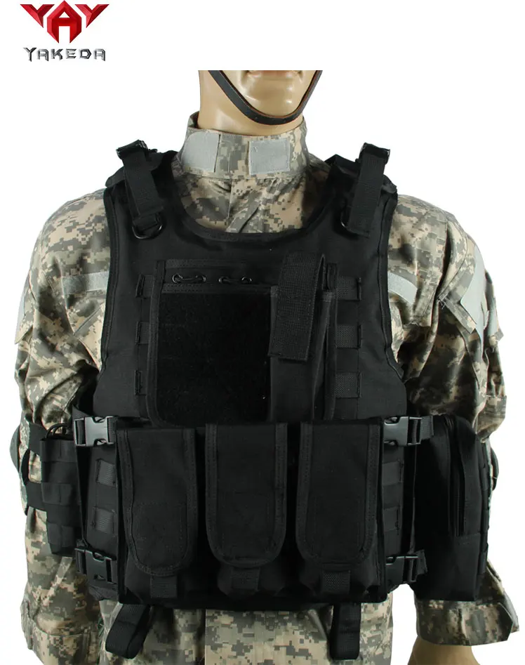 Военный тактический жилет Камуфляжный бронежилет спортивная одежда охотничий жилет армейский спецназ военный Молл полицейский пуленепробиваемый жилет черный