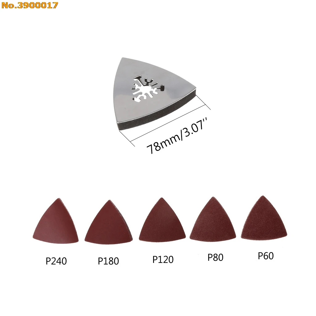 26 шт./компл. шлифования Бумага и треугольная шлифовальная подошва для Фейн Dremel Мощность мульти инструменты Прямая доставка Поддержка