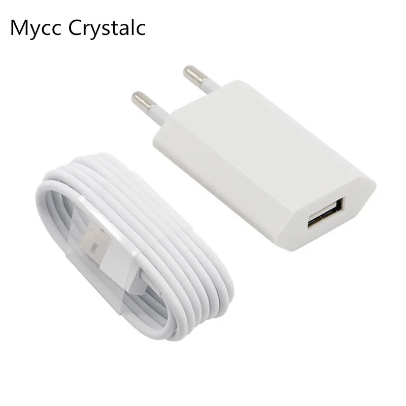 for iphone Wall Charger 5V 1A Out Put 100 240V Input EU Plug For iphone