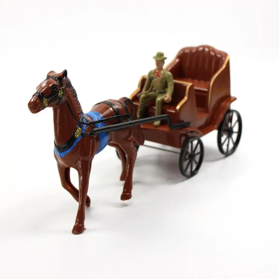P2521 молдель нарисованные фигурки лошадь и карета ковбойские игрушки западный регион Новые