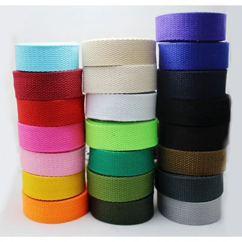 25mm Thick Canvas Cotton bing Bag Strap Shoulder Backpack Handle