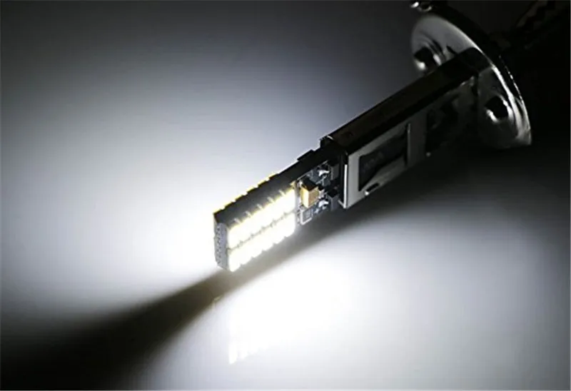 Super White 6500K H1 24-SMD Xenon White LED Replacement Bulbs Fog Lights Driving DRL Canbus Fog lights2