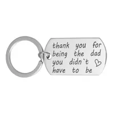 Простой брелок День благодарения отец представляет кулон Висячие украшения Креативный дизайн подарки