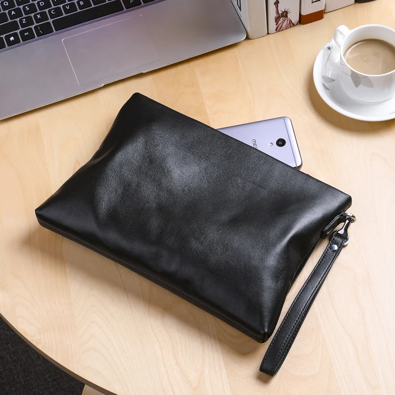BAQI бренд мужской кошелек сумочка-клатч из натуральной воловьей кожи высокого качества модный кошелек держатель для карт мужская сумка Ipad телефон сумка